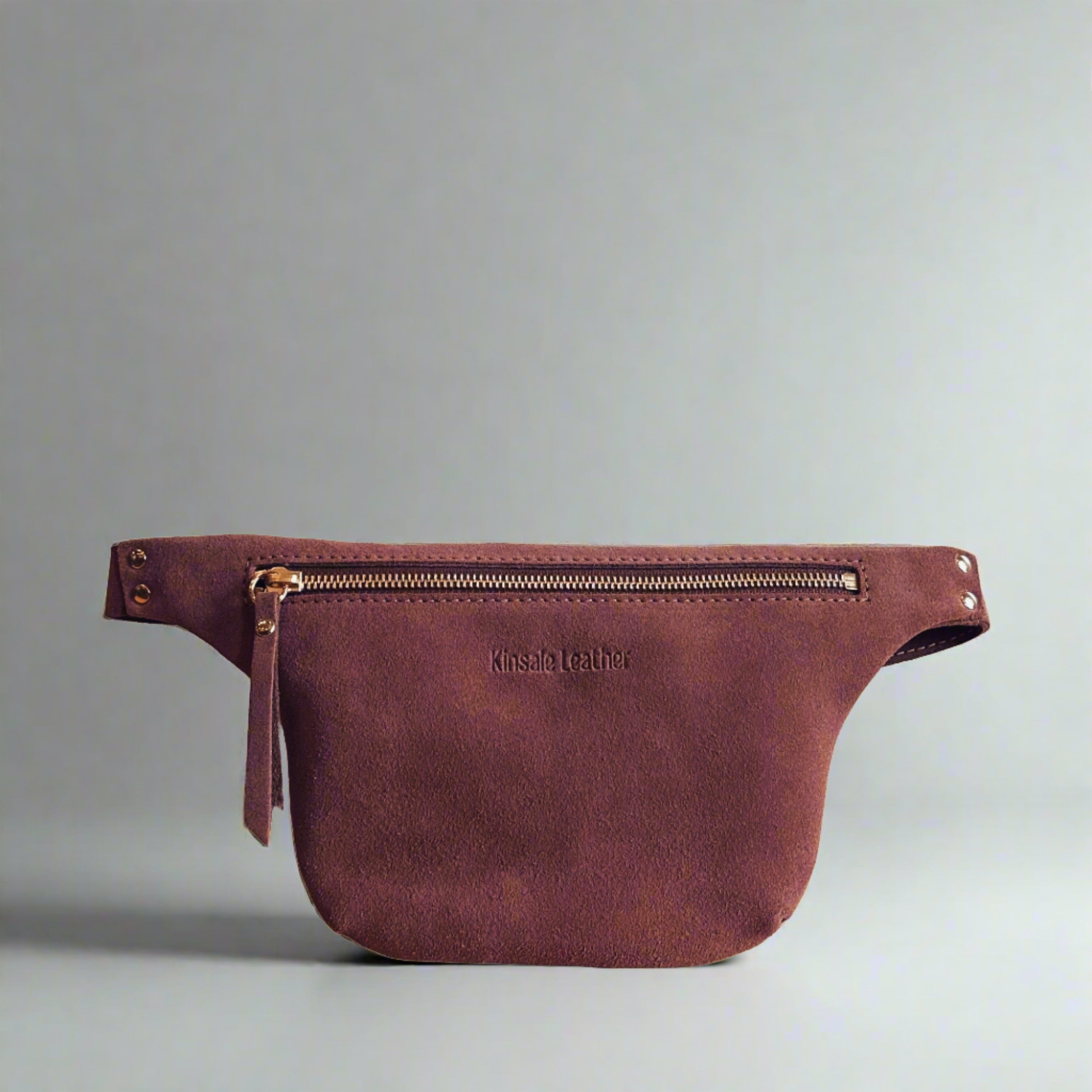 Burgundy belt bag sale